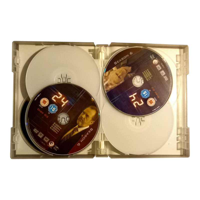 24 Season 6 6-Disc Complete Box Set DVD Region 2 - Very Good Condition
