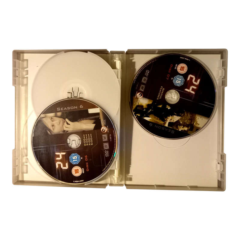 24 Season 6 6-Disc Complete Box Set DVD Region 2 - Very Good Condition