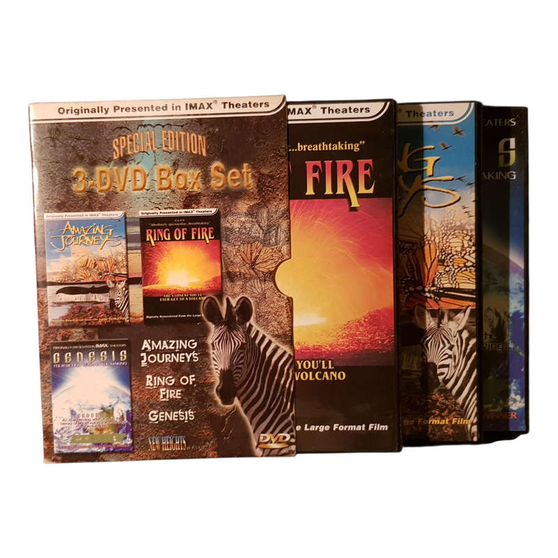 Special Edition Natural World 3-DVD Box Set Amazing Journeys/Ring of Fire / Genesis