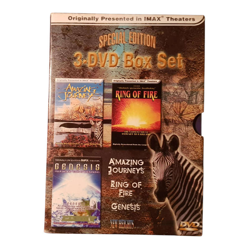 Special Edition Natural World 3-DVD Box Set Amazing Journeys/Ring of Fire / Genesis