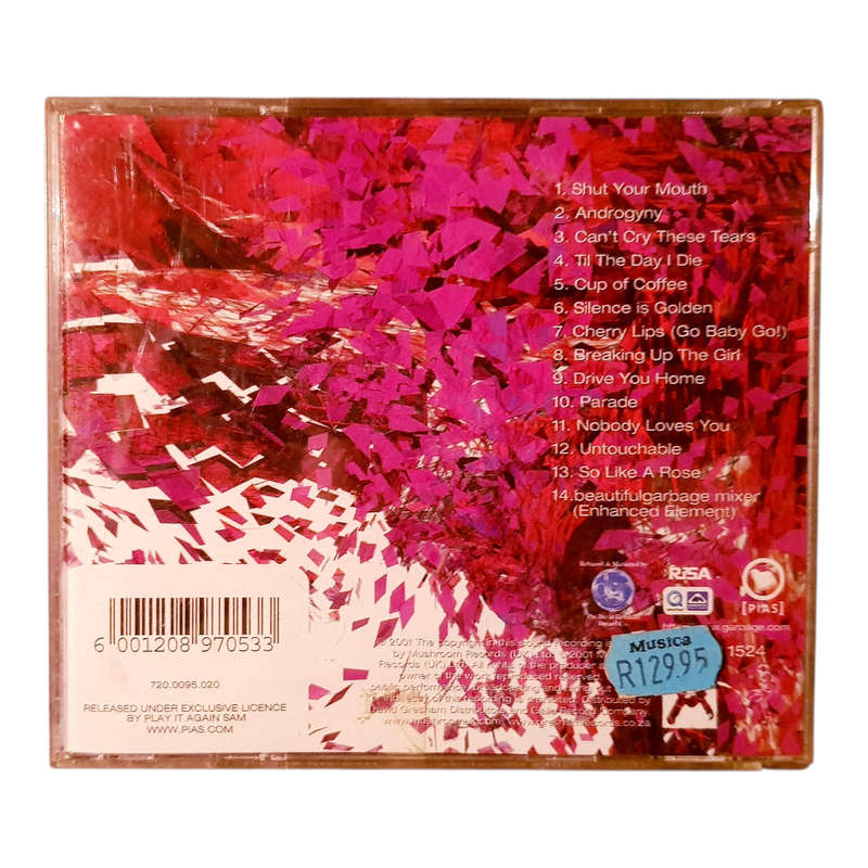 Garbage  BeautifulGarbage CD | 2001 Alt-Rock & Electronica Album | Includes Cherry Lips