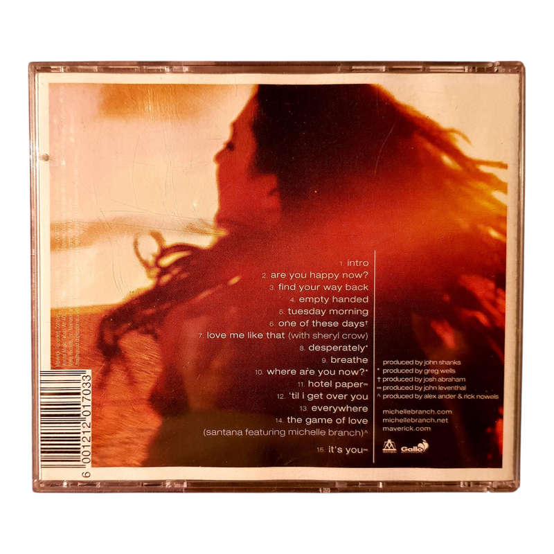 Michelle Branch - Hotel Paper CD Good Condition