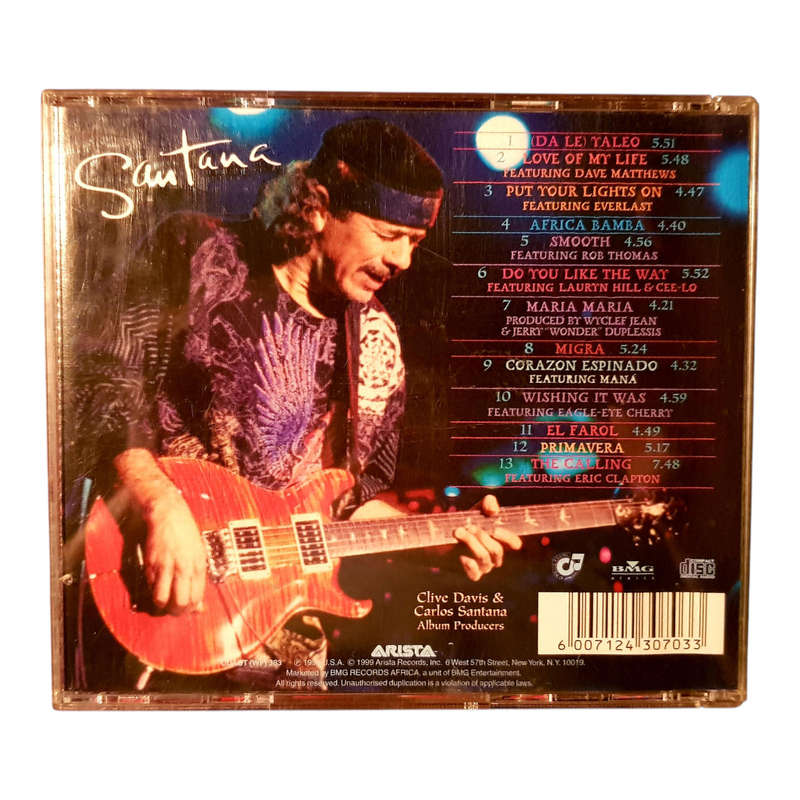 Santana Supernatural CD Good Condition