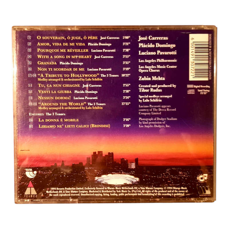 The Three Tenors in Concert 1994 CD | Pavarotti, Domingo & Carreras Live in Los Angeles