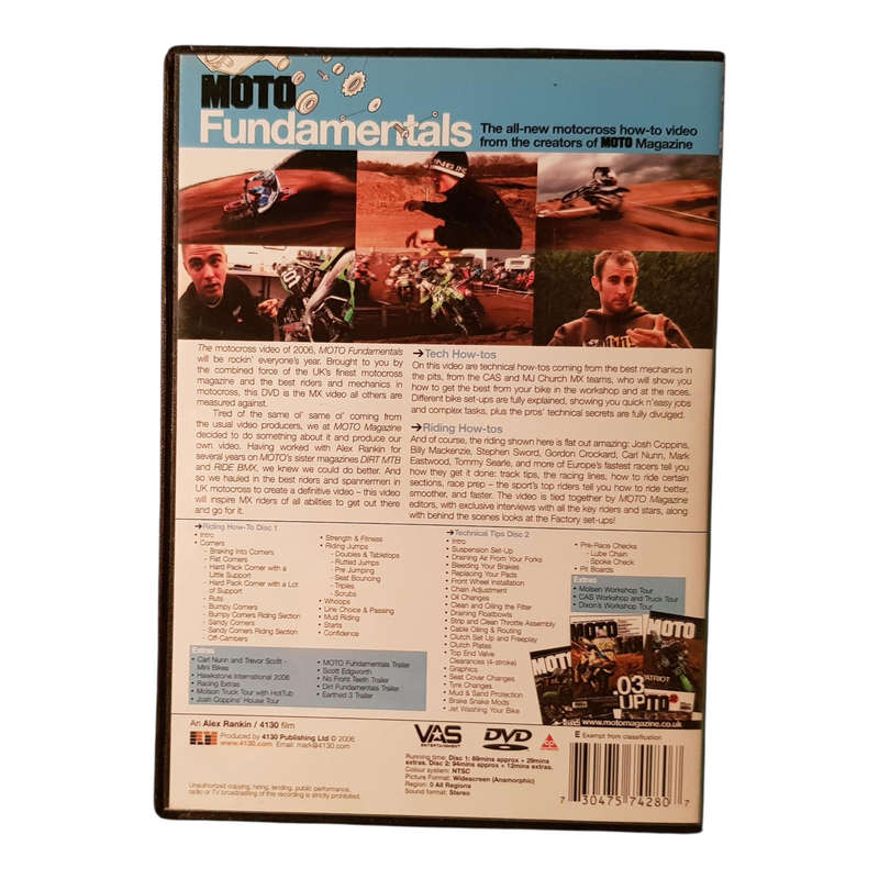 MOTO Fundamentals 2-DVD Box Set - The Motocross How To Video