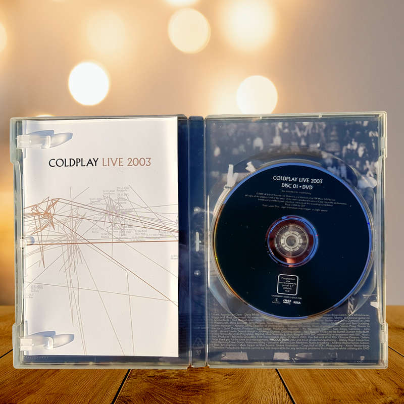 DVD Coldplay Live 2003