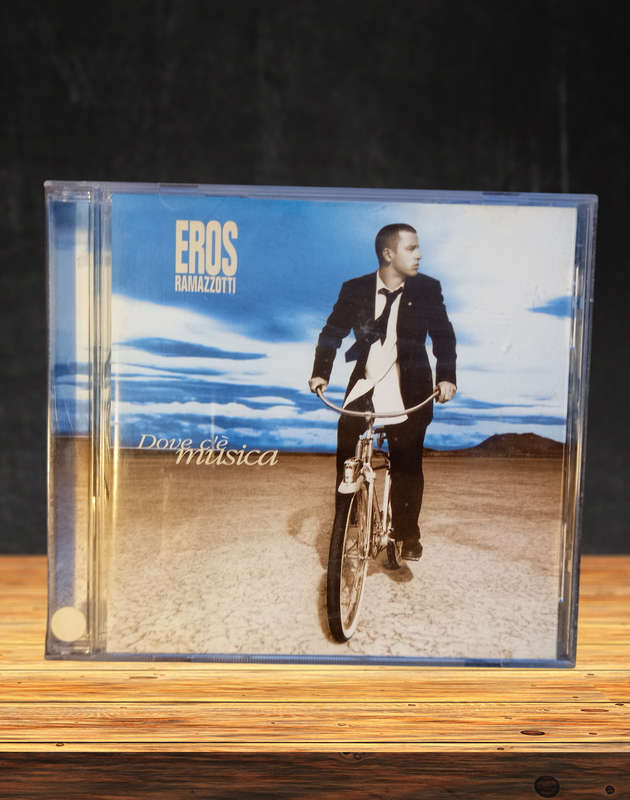 Eros Ramazzotti  Dove Cè Musica CD | Italian Pop Rock Classic | Includes Più Bella Cosa