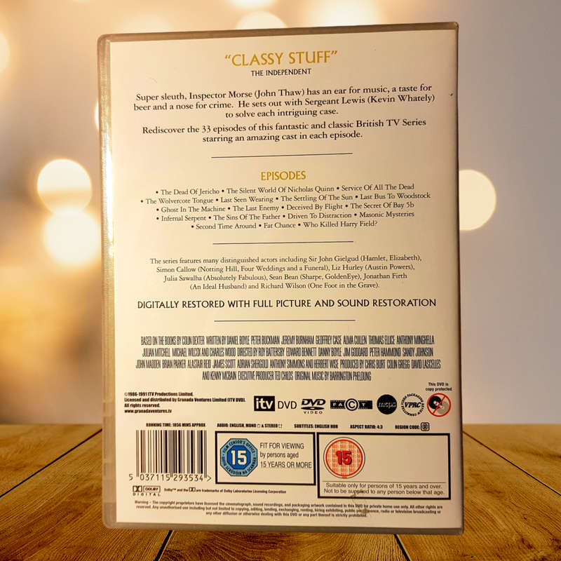 DVD - Inspector Morse Complete Case Files (all 33 episodes)
