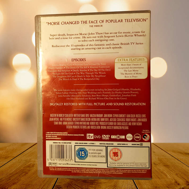 DVD - Inspector Morse Complete Case Files (all 33 episodes)