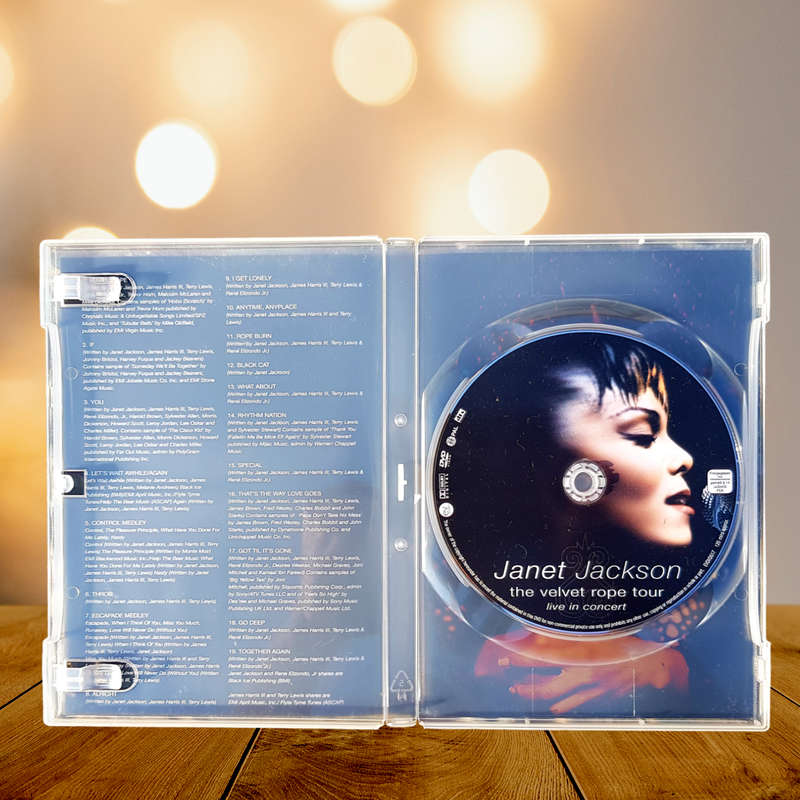 Janet Jackson DVD Lot - The Velvet Rope Tour and Design Of A Decade 1986 / 1996