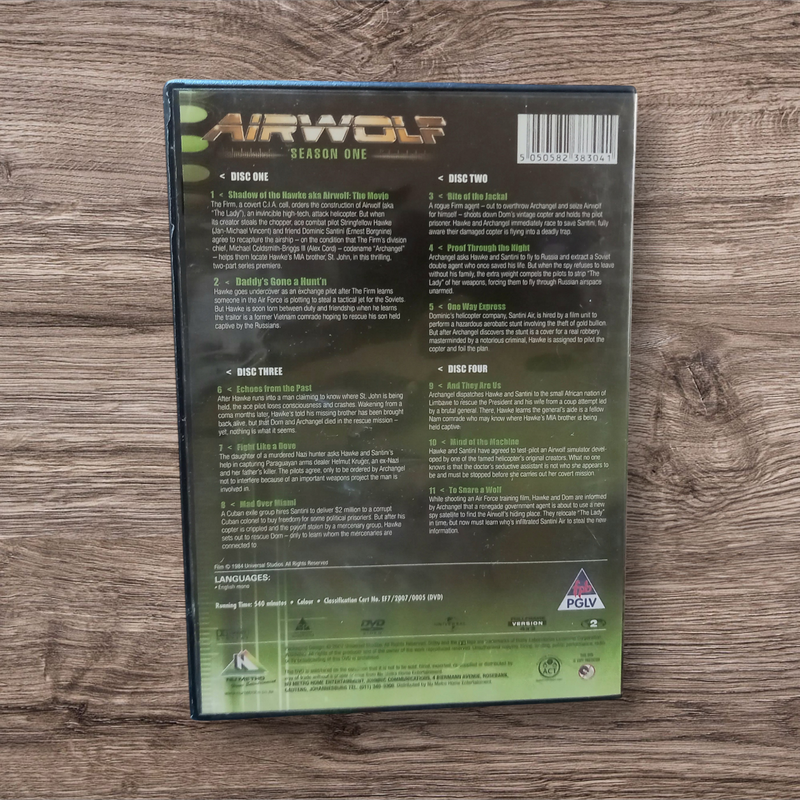 Airwolf - Season 1 to 3 - DVD - 16 Discs