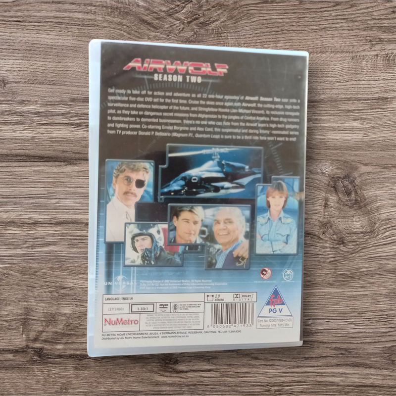 Airwolf - Season 1 to 3 - DVD - 16 Discs