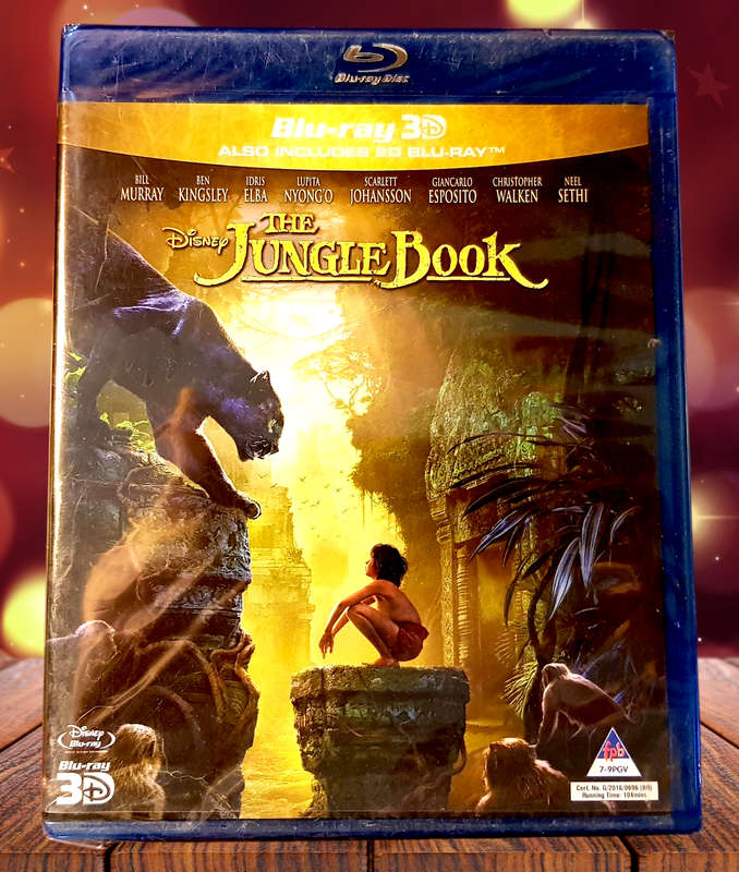 The Jungle Book (3D Blu-ray + Blu-ray)- Factory Sealed