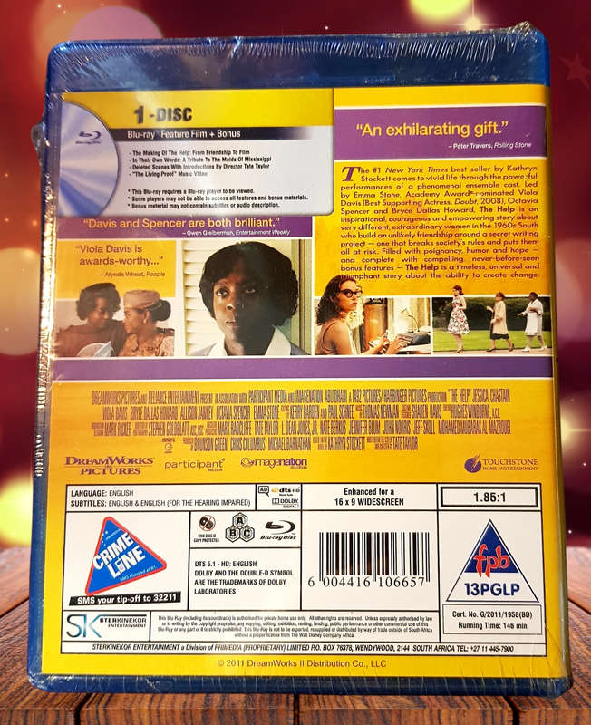 The Help  Blu-Ray  Factory Sealed  Award-Winning Drama