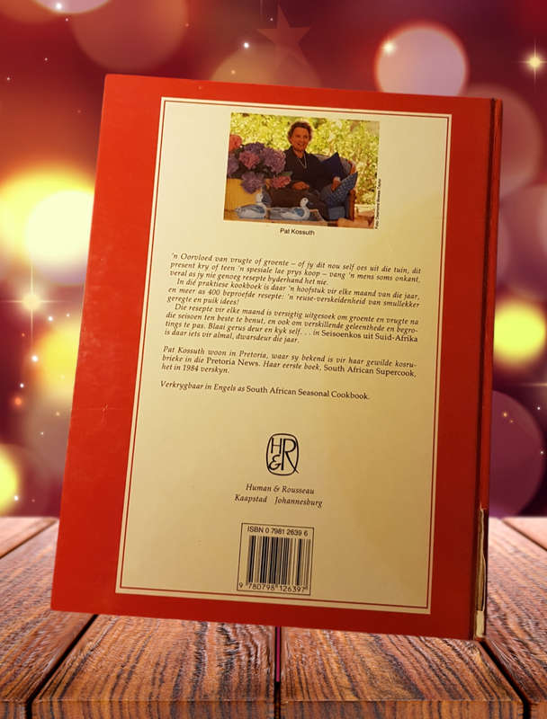 Hardeband Kookboek Seisoenkos Uit Suid-Afrika deur Pat Kossuth