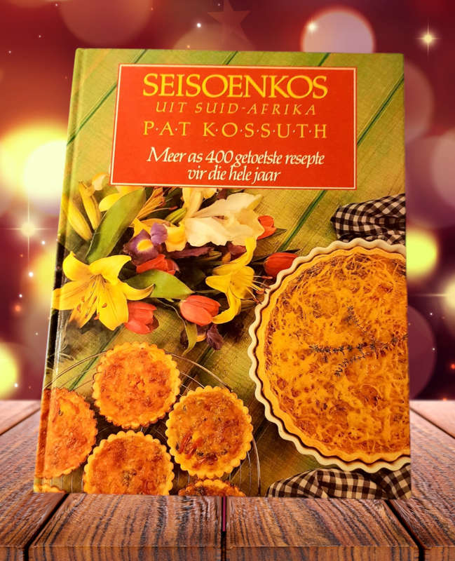 Hardeband Kookboek Seisoenkos Uit Suid-Afrika deur Pat Kossuth