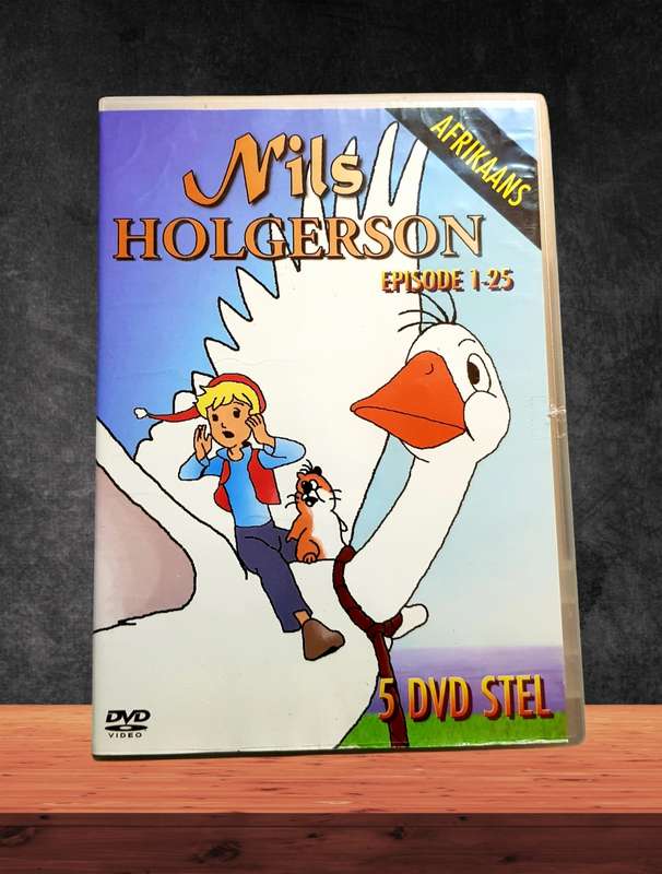 Nils Holgerson DVD Boks Stel 1 Episodes 1-25 Afrikaans Weergawe Animasiereeks