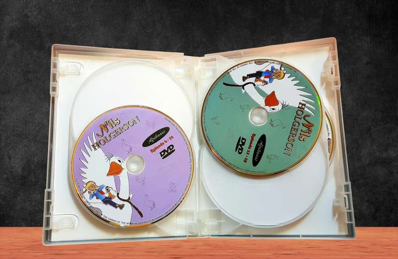 Nils Holgerson DVD Boks Stel 1 Episodes 1-25 Afrikaans Weergawe Animasiereeks