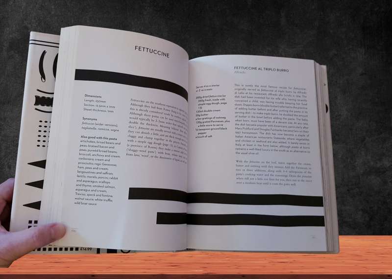 Hardcover Book - The Geometry of Pasta