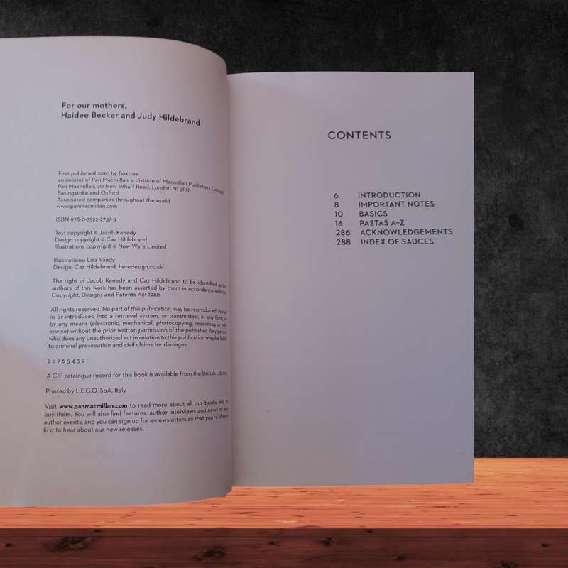 Hardcover Book - The Geometry of Pasta