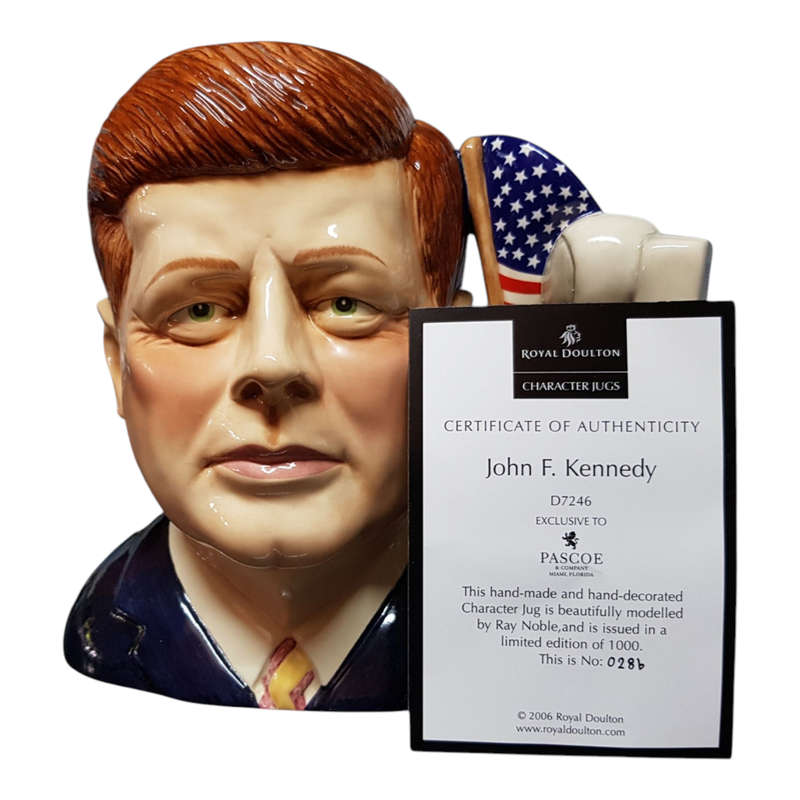 Royal Doulton Large Character Jug John F. Kennedy D7246