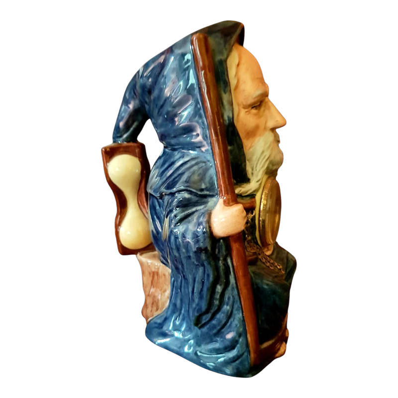Old Father Time Clock D7069  Royal Doulton Toby Jug