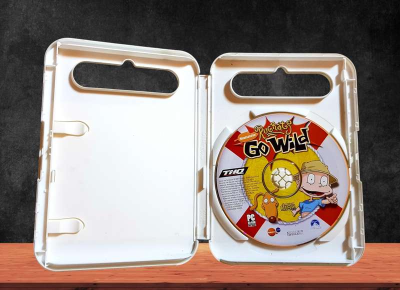 Vintage PC Game: Rugrats Go Wild PC CD ROM Adventure Game