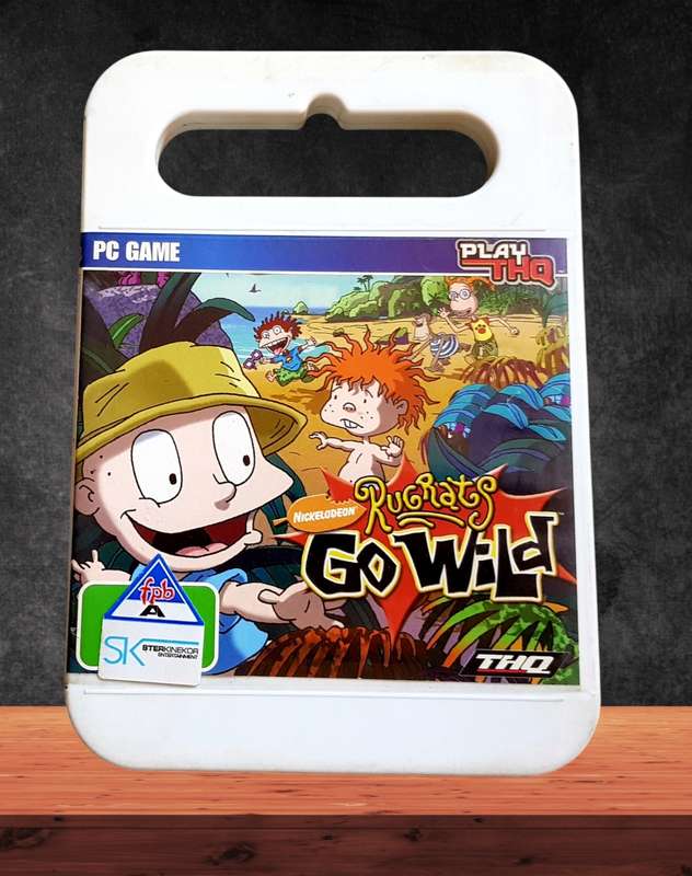 Vintage PC Game: Rugrats Go Wild PC CD ROM Adventure Game