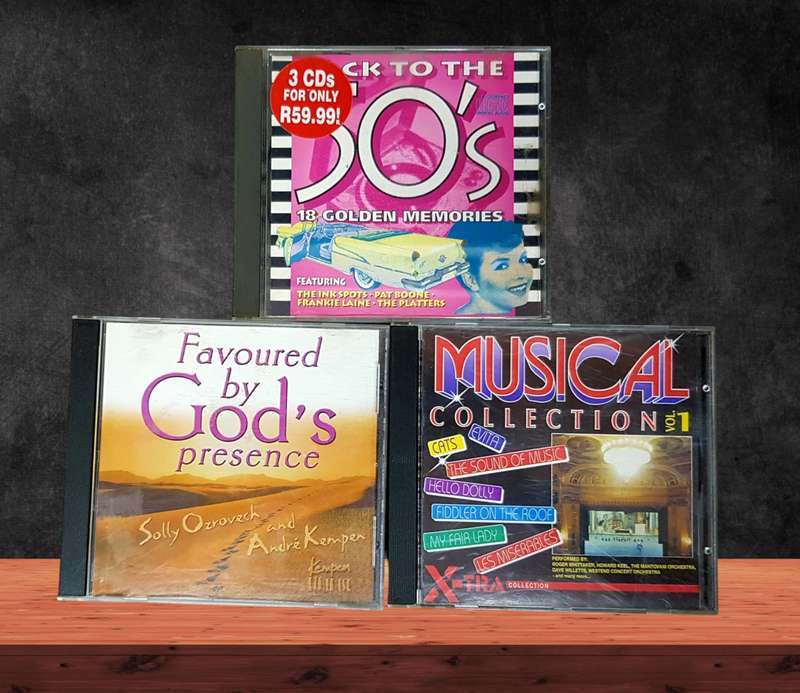 CD's x 3 Mixed Lot of Compilations Religious Fifties Musicals