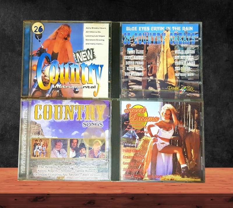 CDs x 4 Lot of Country Compilations