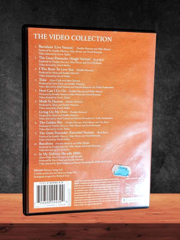 DVD Freddie Mercury  The Video Collection