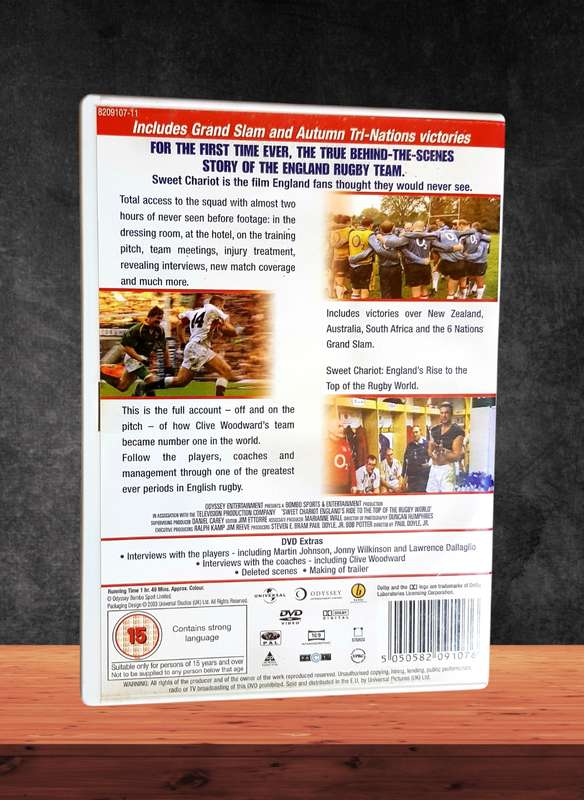 DVD - Inside England Rugby - Sweet Chariot
