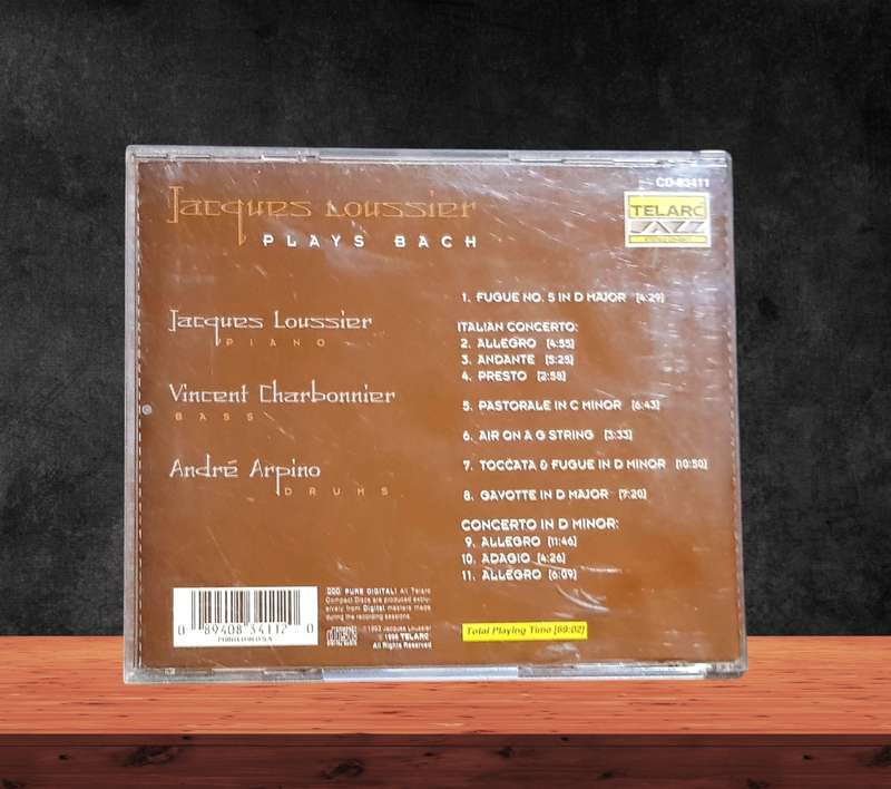 CD Jacques Loussier Plays Bach