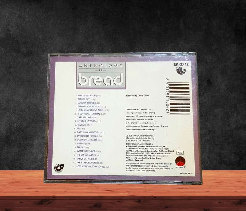 CD Bread Anthology Of Bread