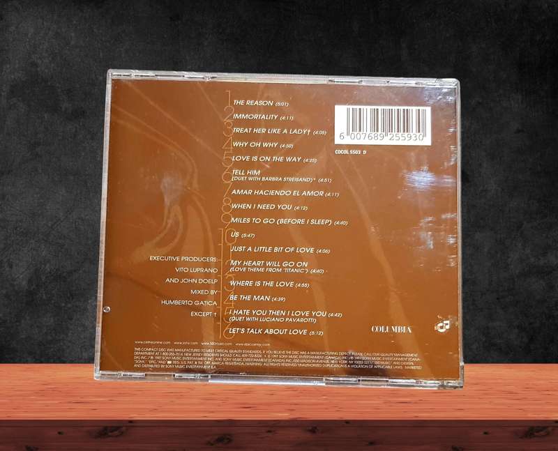 CD Celine Dion Let's Talk About Love