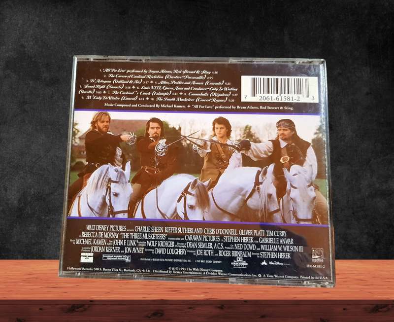 CD The Three Musketeers Soundtrack