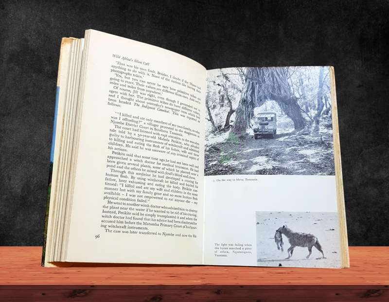Hardcover Book Wild Africa's Silent Call A Quest Through East Africa 1969
