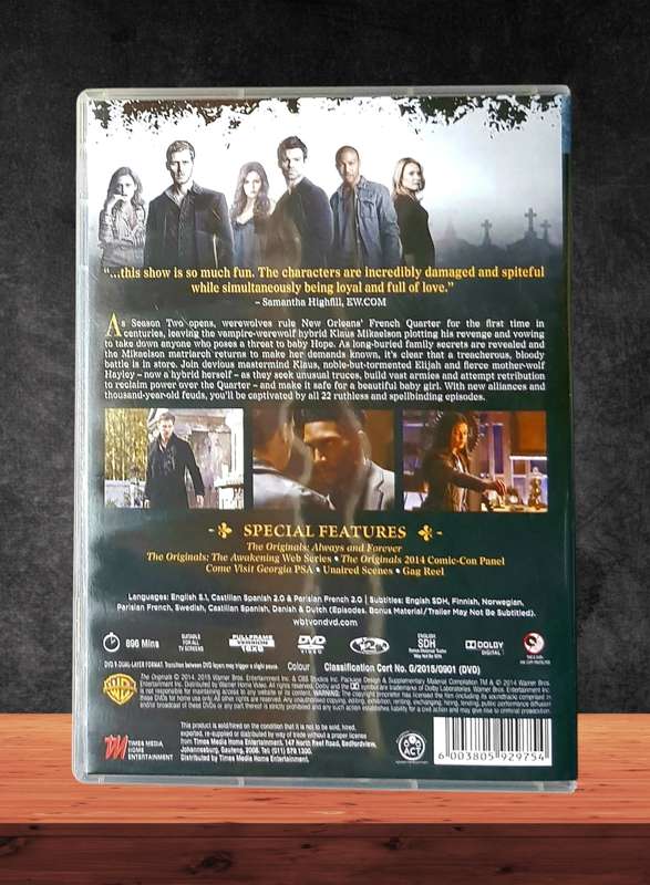 DVD Boxset x 5 The Originals Complete Season 1 to 5 21 Discs Region 2