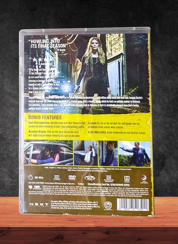 Banshee Complete Seasons 1-4 DVD In 4 Box Sets 15-Disc Collection Region 2