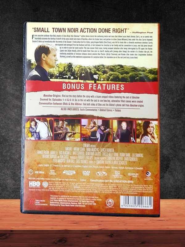 Banshee Complete Seasons 1-4 DVD In 4 Box Sets 15-Disc Collection Region 2