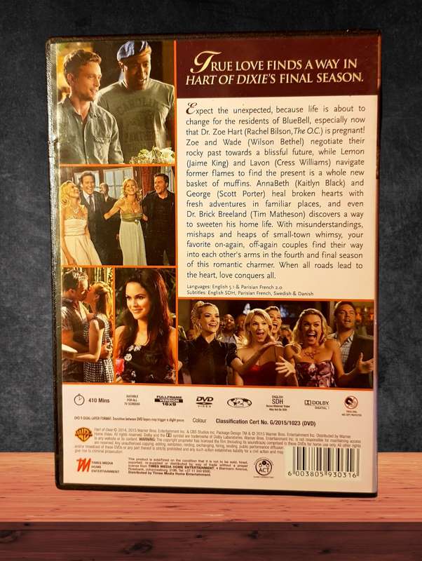 Hart of Dixie DVD Complete Series 1 to 4