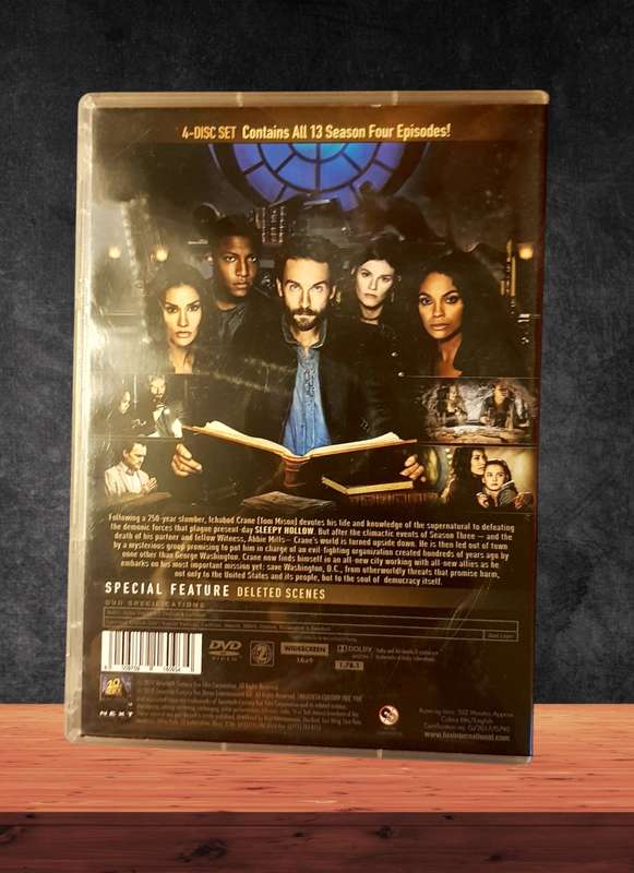 Sleepy Hollow Complete Seasons 1  4 4 x DVD Box Sets Full Series Region 2 Very Good Condition
