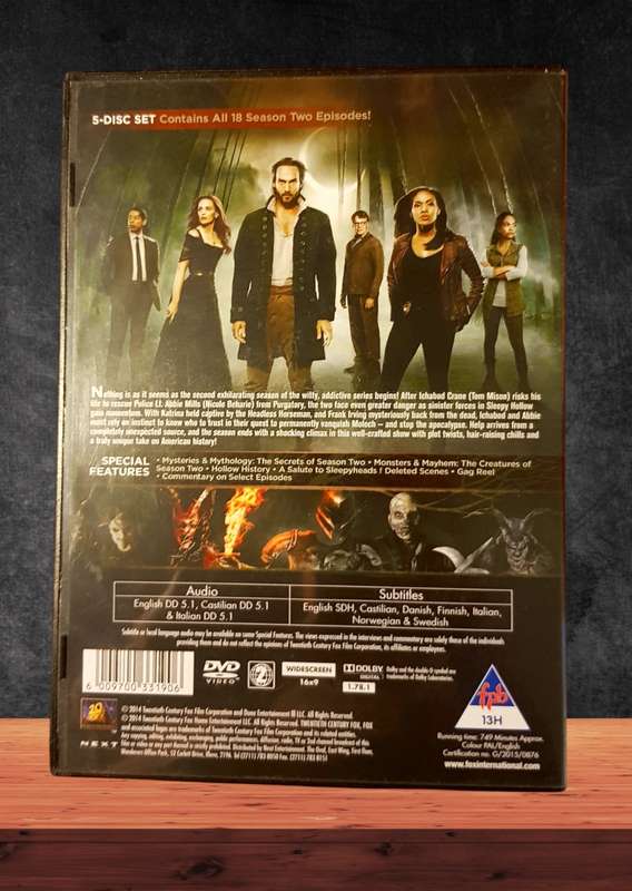 Sleepy Hollow Complete Seasons 1  4 4 x DVD Box Sets Full Series Region 2 Very Good Condition