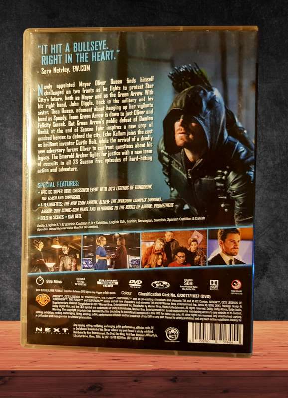 Arrow Complete Series 17 DVD Box Set  DC Superhero Action  All Episodes  Region 2
