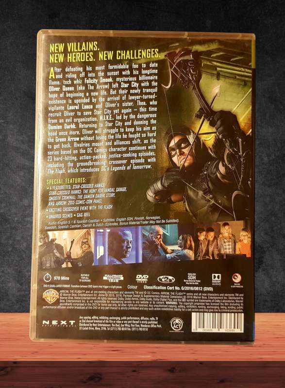 Arrow Complete Series 17 DVD Box Set  DC Superhero Action  All Episodes  Region 2