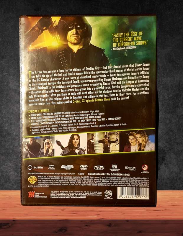Arrow Complete Series 17 DVD Box Set  DC Superhero Action  All Episodes  Region 2