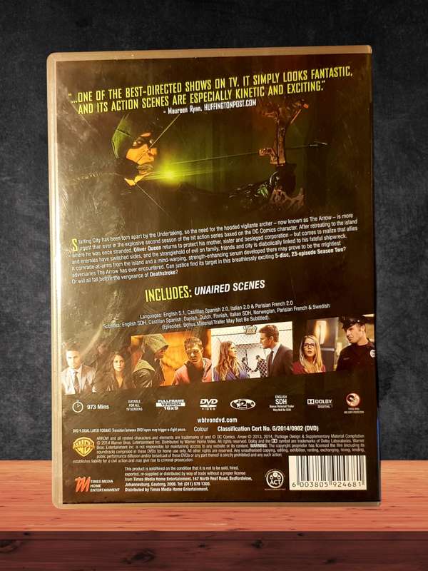 Arrow Complete Series 17 DVD Box Set  DC Superhero Action  All Episodes  Region 2