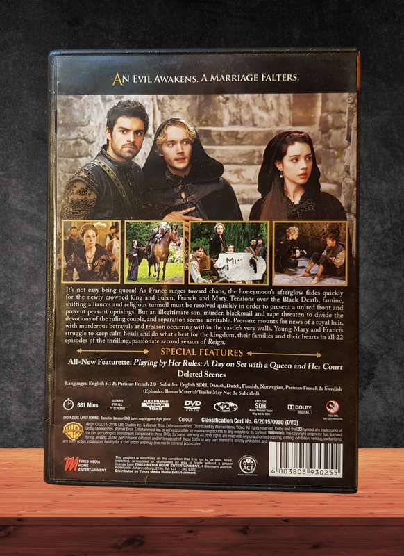 DVD Reign Season 1 to 3