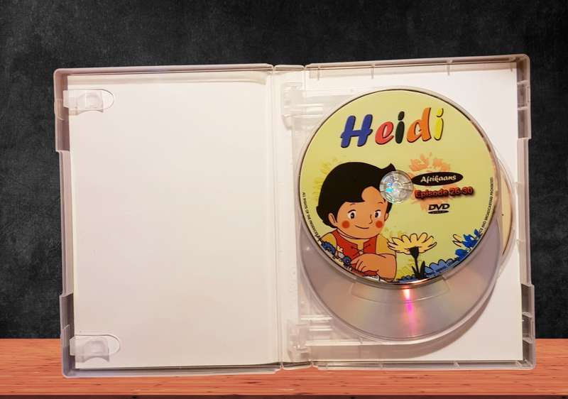 Heidi Volledige 10 x DVD Boksstel Reeks 150 Afrikaanse Animasiereeks Baie Goeie Toestand