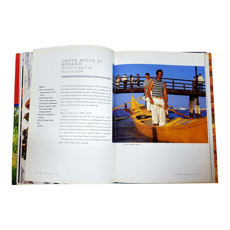 Hardcover Book Antonio Carluccio's Italian Feast